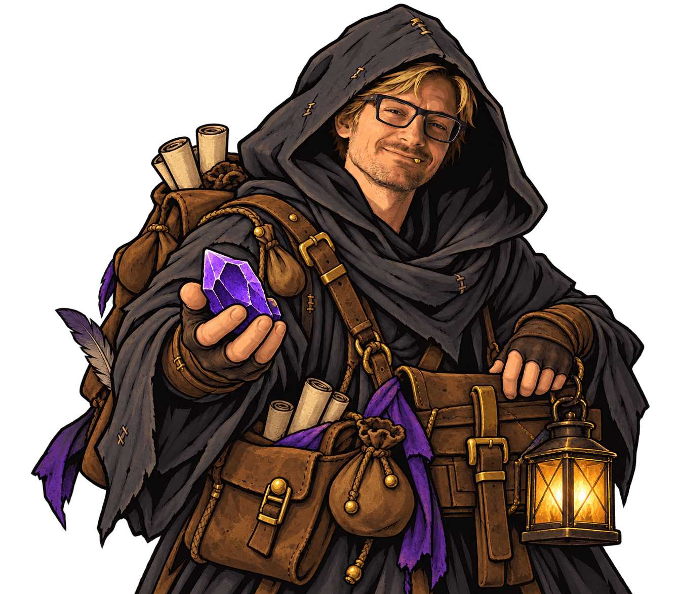 The PEDDLER merchant carrying his virtual goods